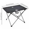 Small Folding Outdoor Table Quick Setup cloth Top with Storage Convenient Packing