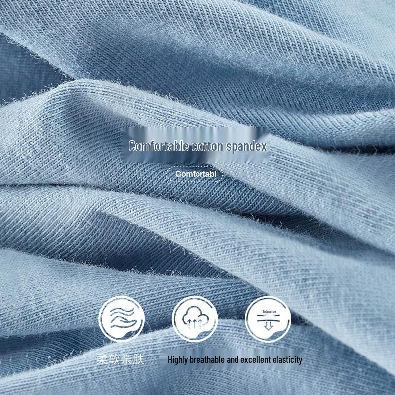 Fenteng Men's 2025 Spring/Autumn Pure Cotton Antibacterial Boxer Briefs