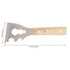 Paint Scraper 10 In 1 Design Multifunctional Ergonomic Wooden Handle Portable Metal Painting Scraper
