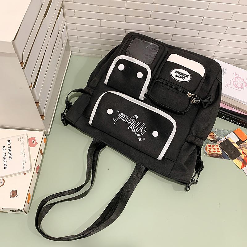 School bag high value high school student Korean ins sweet sister two-piece back