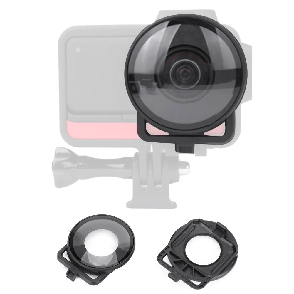 2PCS Plastic Waterproof High Light Transmittance Panoramic Lens Protector Protective Guard Cover