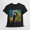 Don't Spoil My Ambiance Raccoon T-shirt Casual Street Fashion Personality Art Aesthetic Short Sleeve Round Neck Tops