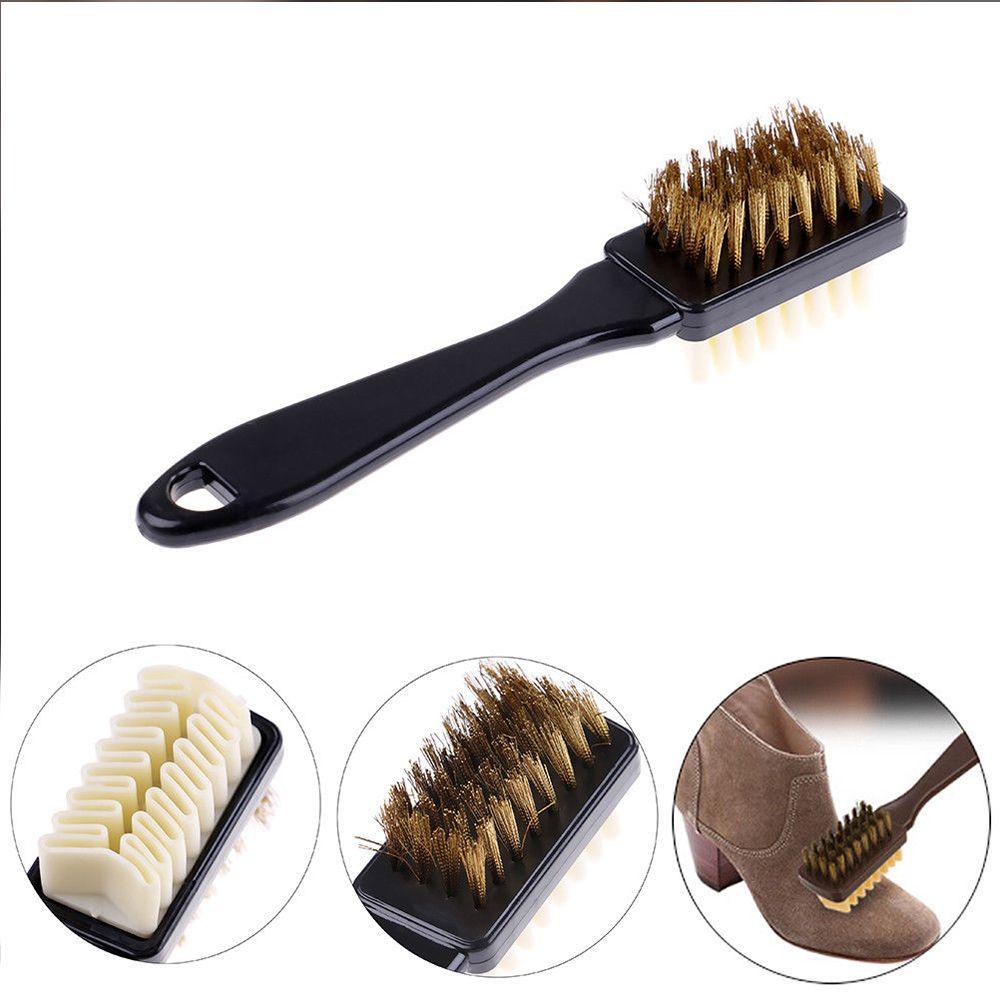 Plastic Multipurpose Boot Rubber Eraser Leather Cleaner Dust Cleaning Shoes Brush Long Handled