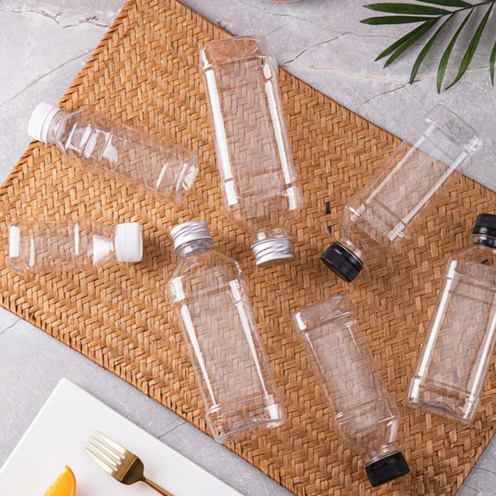 5Pcs 100ml Plastic Empty Bottles Multi-Function Milk Bottles New Portable Beverage Bottles