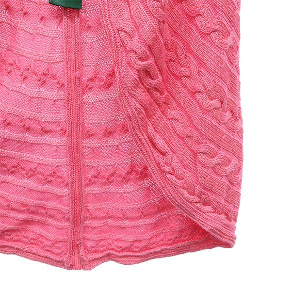 Lauren Ralph Lauren Long Sleeve Cable Knit Cardigan S/M Pink Women Used