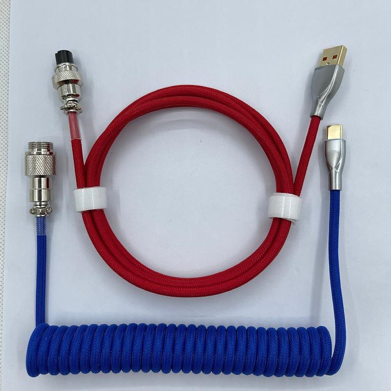 Custom USB 8K Mechanical Keyboard Cable with Magnetic Switch and Aviation Connector for Gaming