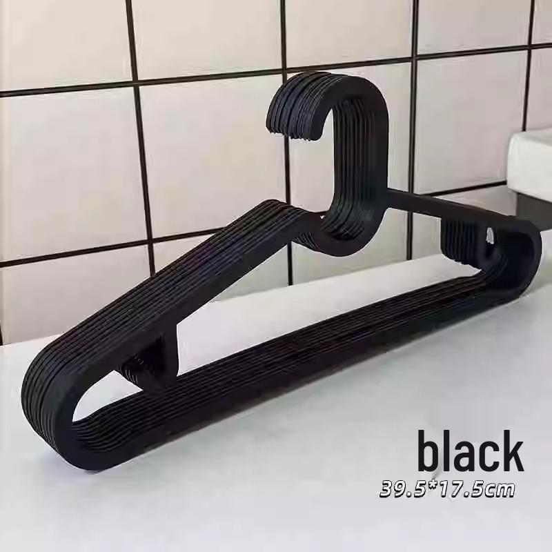 Non-Slip Dual Use Anti-Shoulder Plastic Clothes Hangers for Dry and Wet Garments