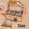 3D Mini Fast Food Model Toy Creative Cooking Interactive Toys  Doll House Kitchen