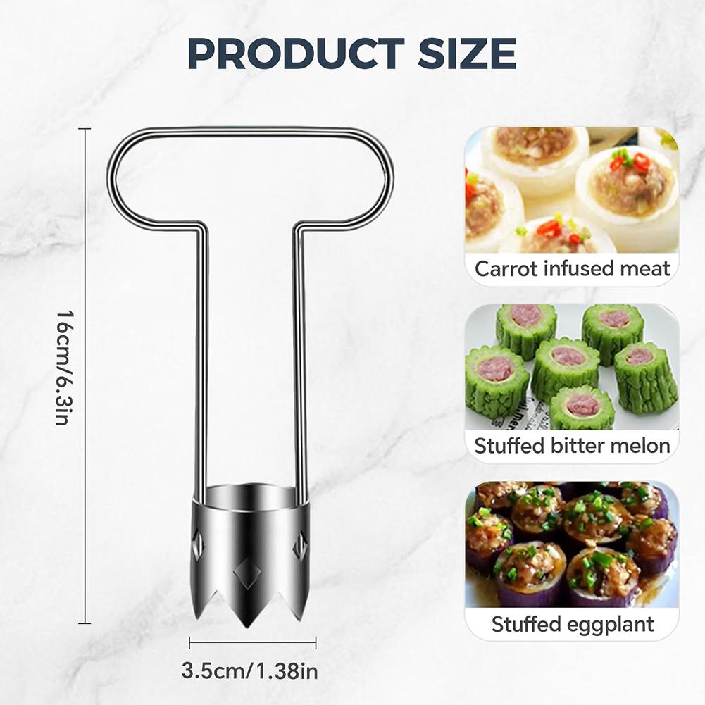 Universal Stainless Steel Fruit Corer Ergonomic Sharpen Easy Corer For Home Kitchen