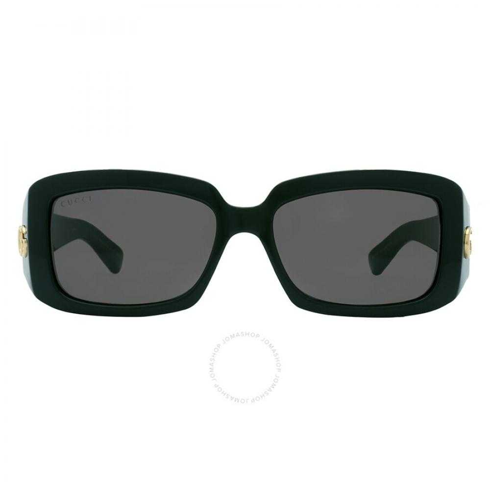 

Gucci Grey Rectangular Ladies Sunglasses GG1403S 001 54