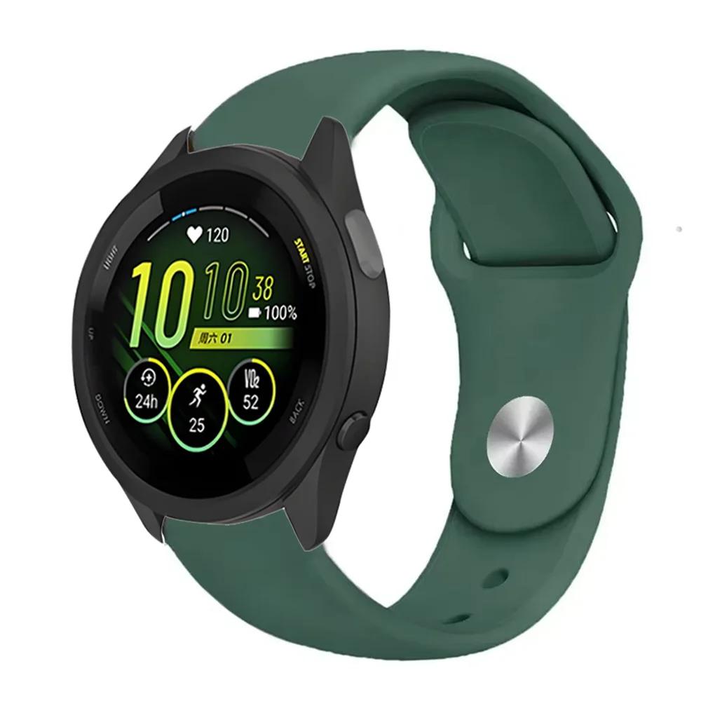 Cinturino in Silicone da 18mm 20mm 22mm Per Garmin Forerunner 55 165 645 965 255/265 245 Music Sportivo Braccialetto Garmin Forerunner 265S Cinturino