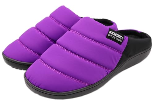 

Men s Winter Sandals, Water-Repellent, Cold-Weather, Non-Slip Cushioned Insole, Purple, Size 9776800, Small