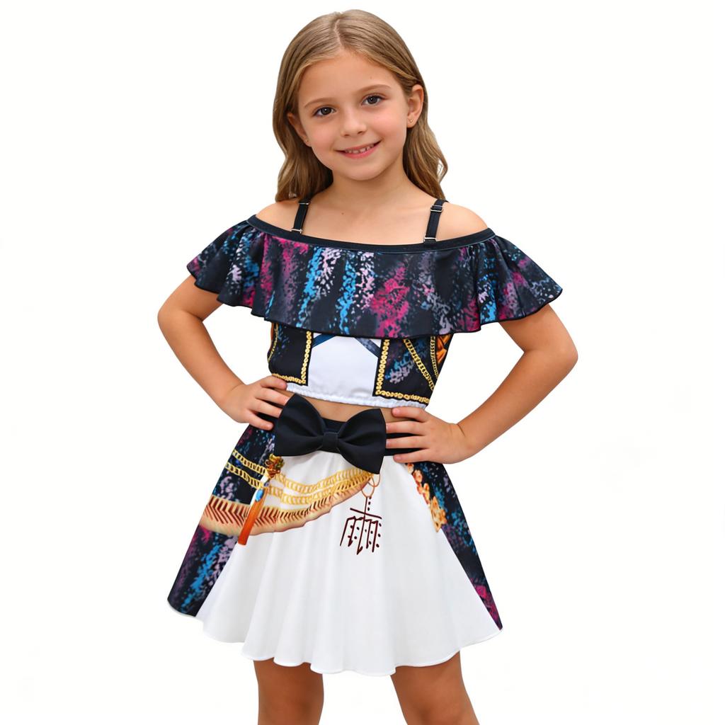 Set costume da bagno casual alla moda per bambini