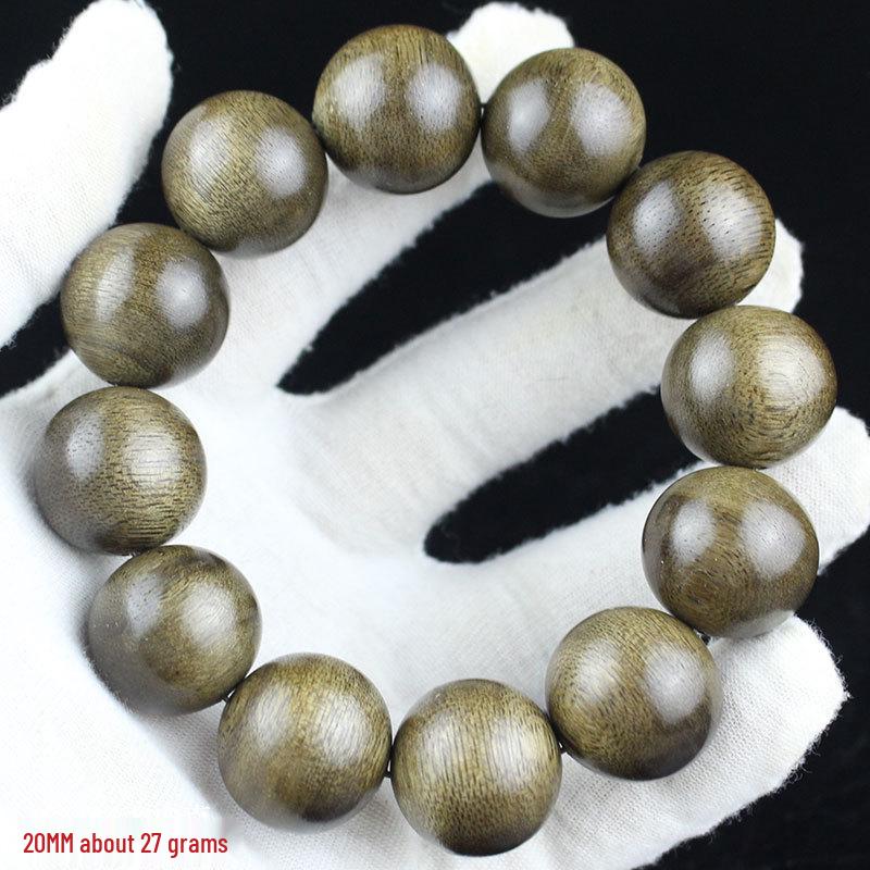 Indonesian Kalimantan Agarwood Prayer Beads Bracelet - 108 Beads - Unisex Jewelry