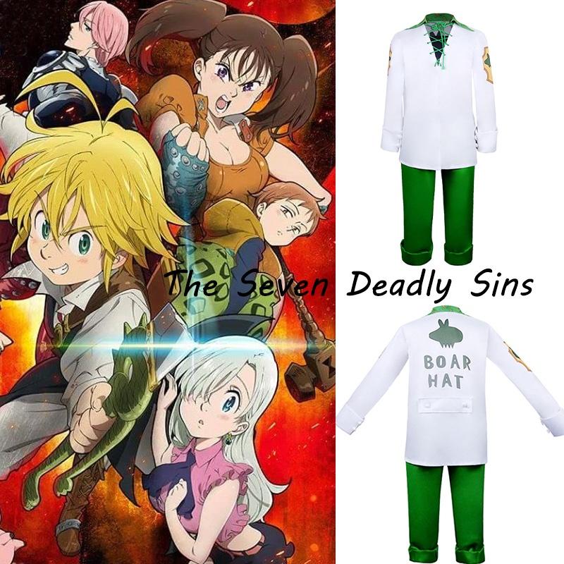 Erwecke die Sieben Todsünden mit diesem Meliodas-Cosplay-Anzug zum Leben.