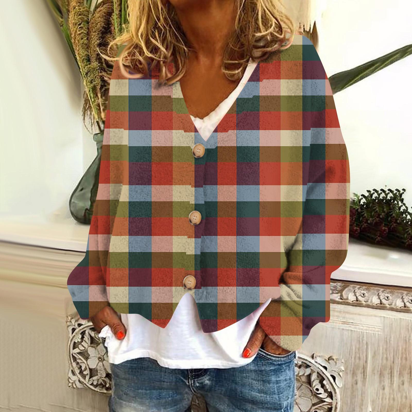 

Женская модная короткая куртка с длинным рукавом и принтом в клетку, однобортный плюшевый топ XL киноварь