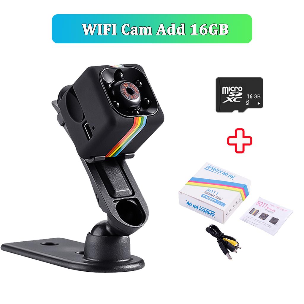 SQ11 Mini Camera 1080P Mini Night Vision Sports Camera Record Monitor Camcorders Video Protection Remote Surveillance Smart Home