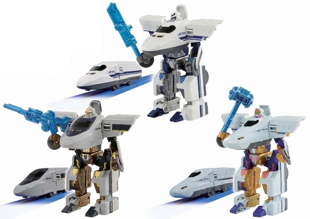 Plarail Shinkansen Deformation Robot Shinkalion DXS10 Shinkalion Trinity Combination Set 3-car