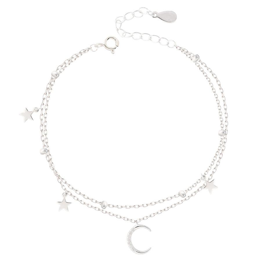 Star Moon Double Bracelet Female