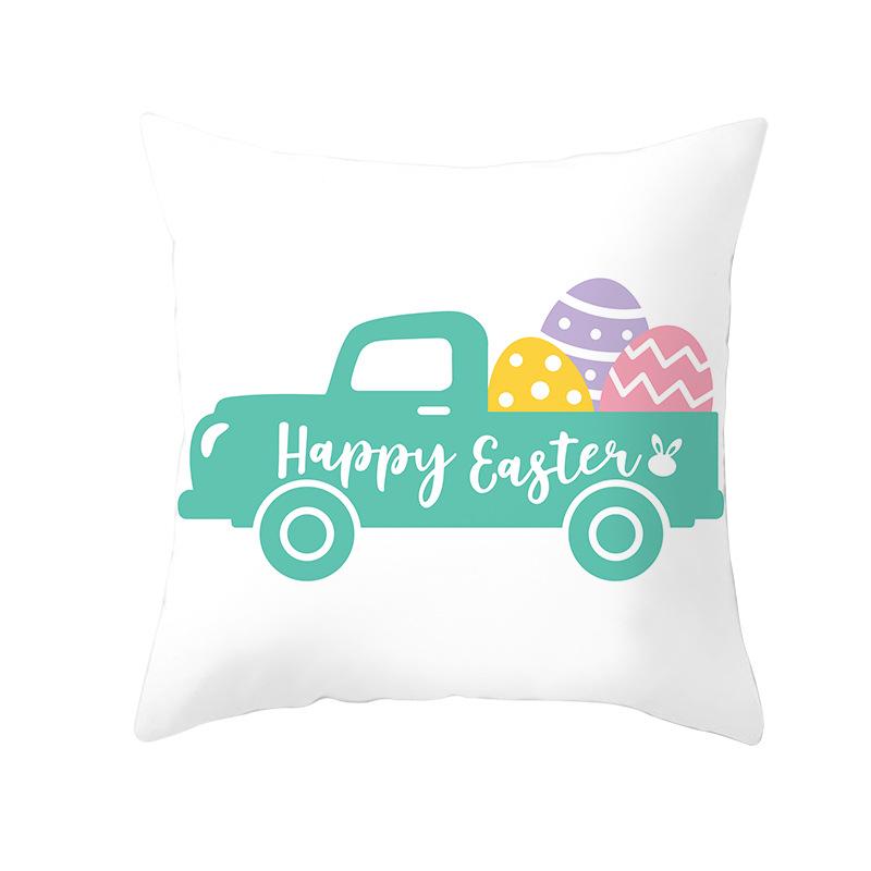 New Easter Bunny Pillow Cover Festive Home Decor Pillow Cover
