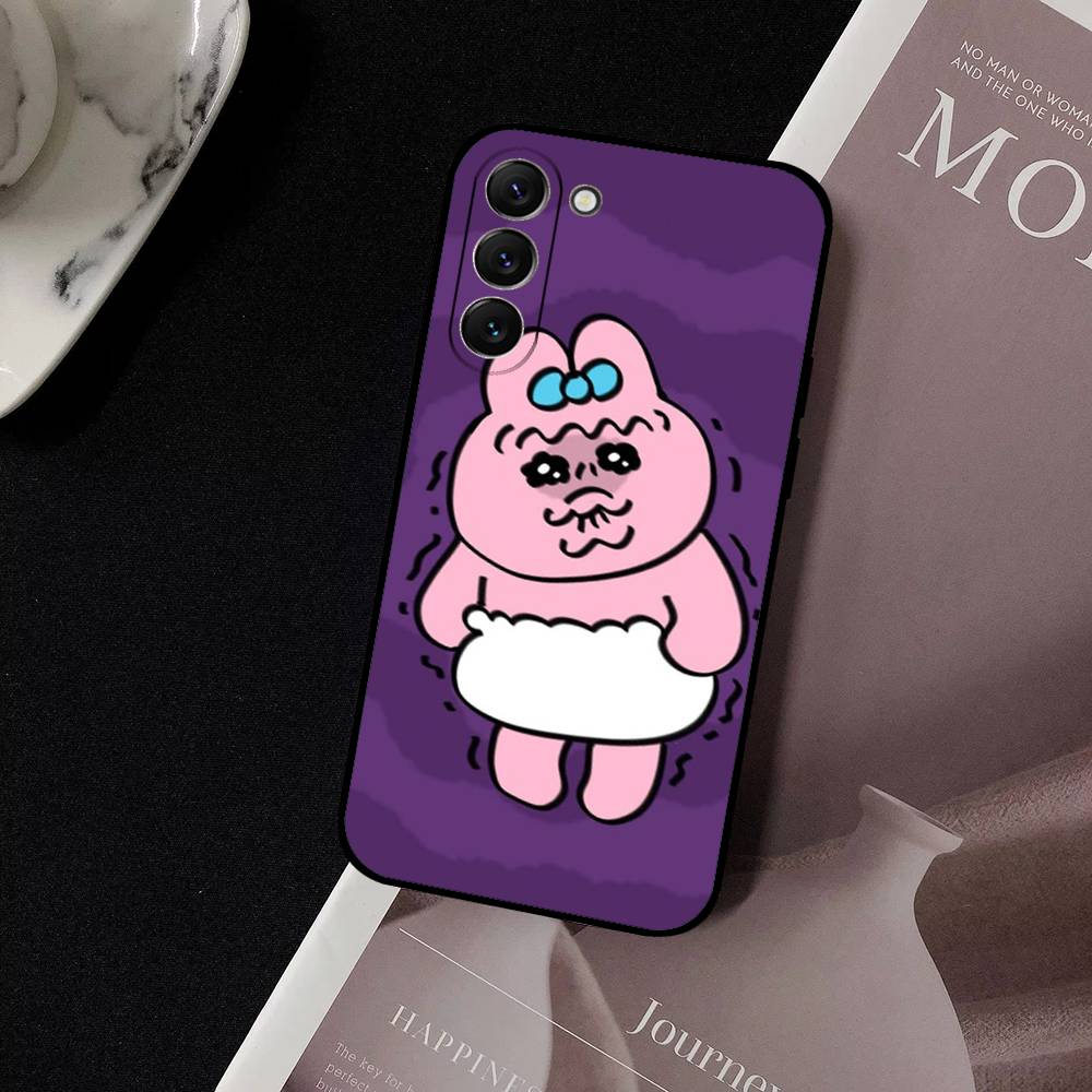 Custodia Kawaii O-OpanchuS UsagiS per Samsung Galaxy S21 S22 S23 S24ULTRA S25ULTRA FE Ultra Plus5G A52S Cover Morbida