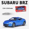 1/36 Subaru BRZ Super Sport Model Hračky Autíčko Welly Kovový Odlévaný Model Vozidla Miniaturní Kolekce Natahovací Dárek pro Děti Chlapce