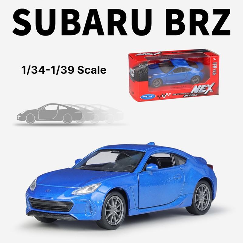 1/36 Subaru BRZ Super Sport Model Hračky Autíčko Welly Kovový Odlévaný Model Vozidla Miniaturní Kolekce Natahovací Dárek pro Děti Chlapce