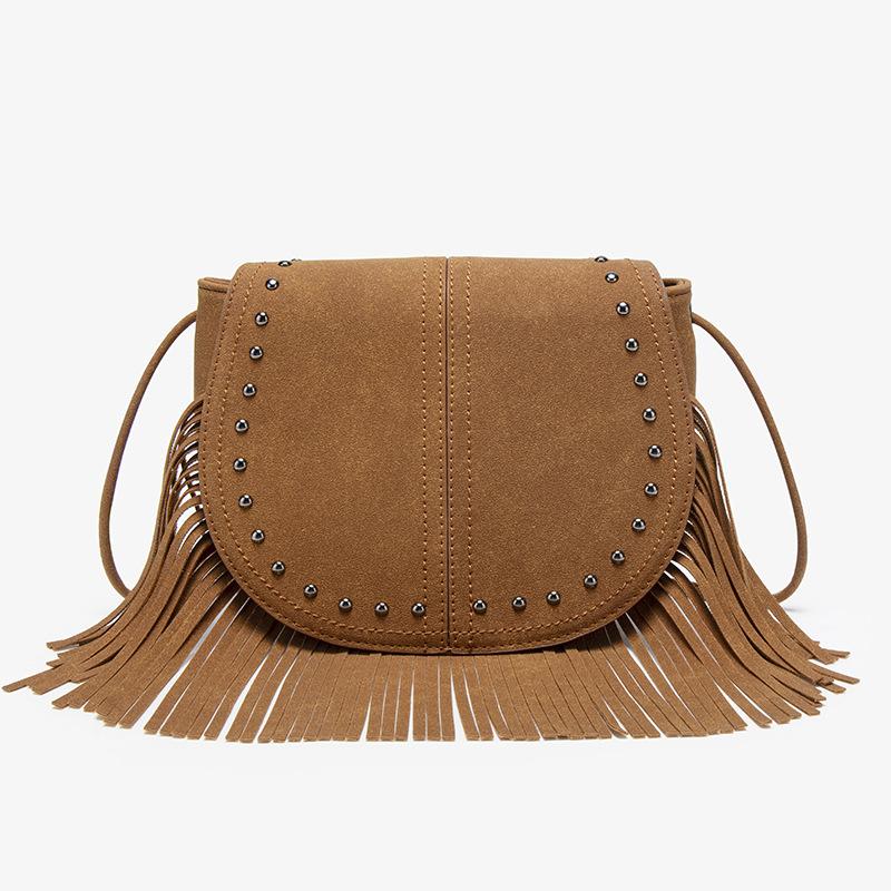 

High-end Single-shoulder Bag, Versatile Crossbody Bag, Fashionable and Retro, High-end Small Square Bag коричневий