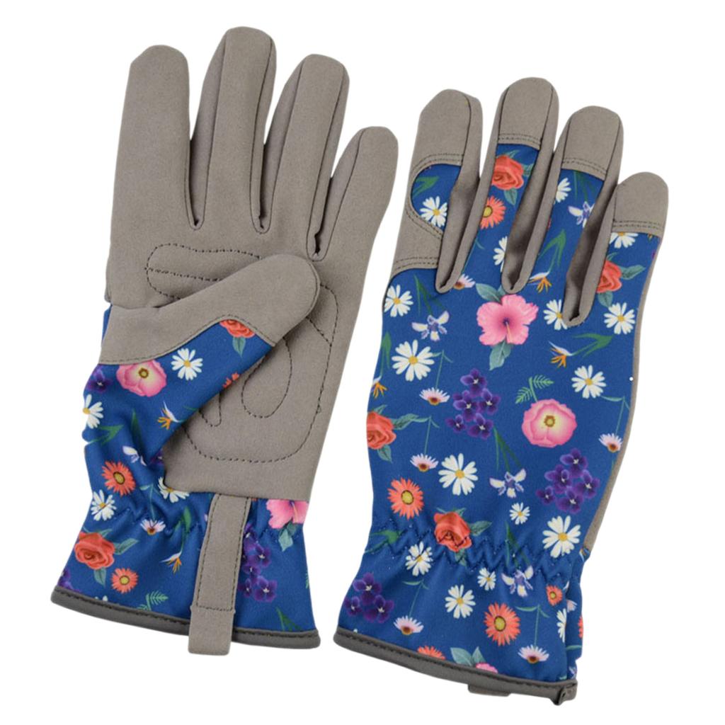 Breathable Blue Garden Pruning Gloves for Home and Professional Outdoor Plant Trimming Care
