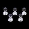 Mini Magnetic Invisible Badge Display Stand High Clear Acrylic Base For Badge Holder Accessories Desktop Storage
