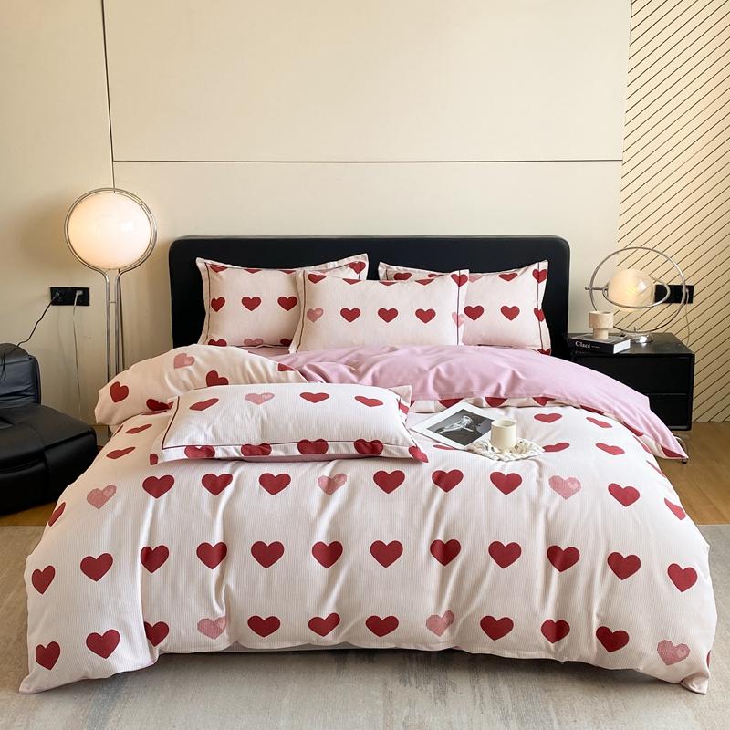 

3pc Print Cotton Quilt Cover Set,Skin Soft No Fading,Single/Queen Size Multi-Size,All Seasons Men And Women Bedding Set,No Core 160x210cm 3pc