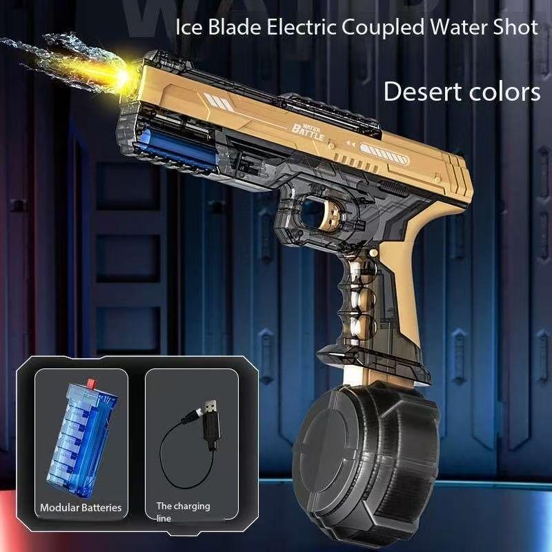 Non-Toxic New Summer Outdoor Beach Toy Water Guns Electric For Adults Powerful Squirt Automatic Water Suction Water Blasters For Kids Gift