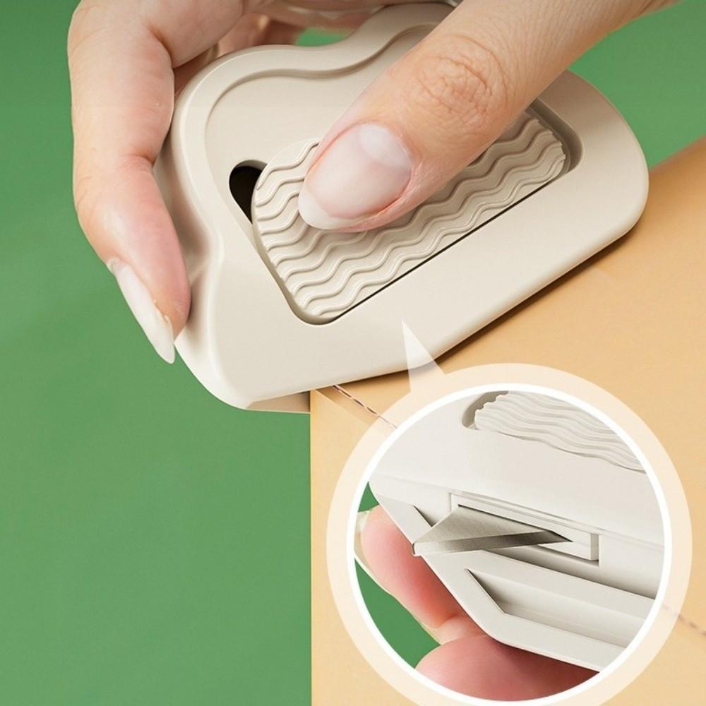 Gifts Portable Parcel Opener Anti-stick Unpacking Tool Magnetic Package Openers Automatic Rebound Package Slicer