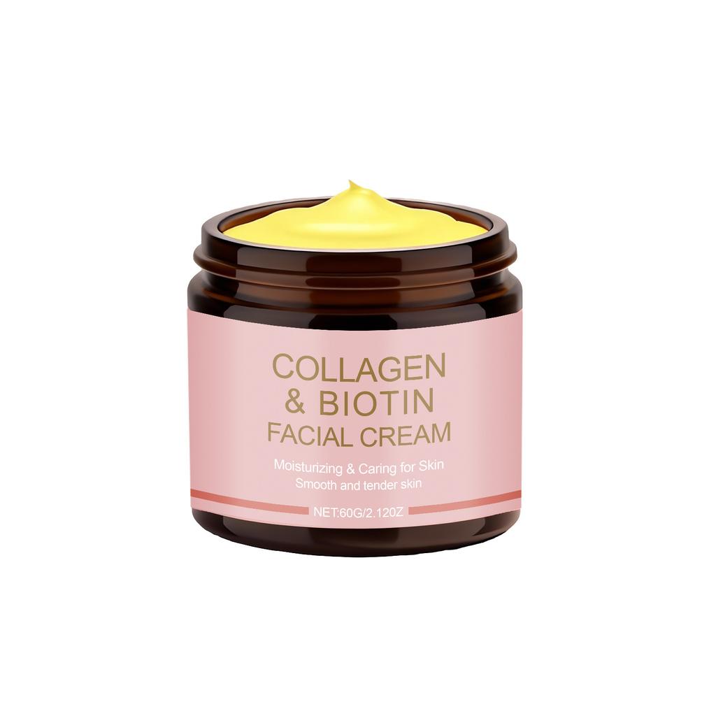 Collagen Moisturizing Cream for Face – Lightweight Hydrating Facial Cream, Nourishing Skin Softening Daily Face Moisturizer