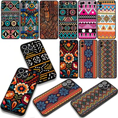 African Wax Aztec Tribal Tribe Colorful Phone Case for Xiaomi Redmi 15C 15 A4 A5 9A 9T 10A 10C 9C NFC 14C Note 11 9 10 Pro 8T
