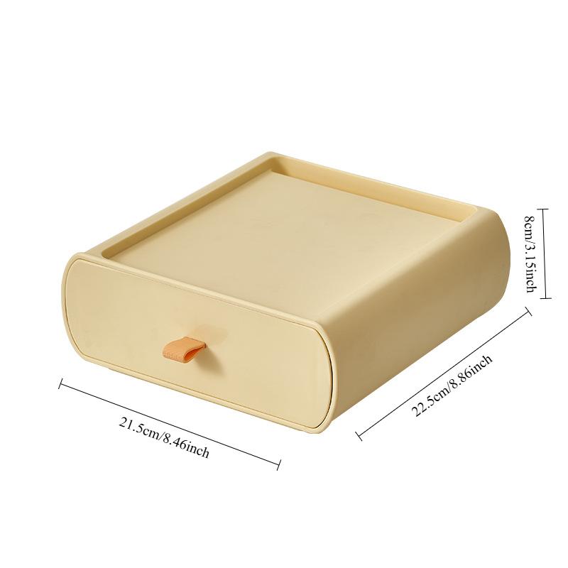 

Makeup Organizer with Drawers Stackable Makeup Organizer with Top Tray Free Combination Desktop Vanity Storage for Cosmetics