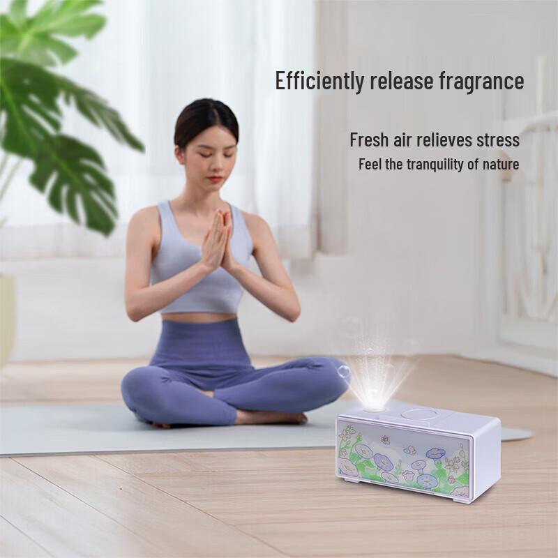 Aroma Bluetooth Speaker & Ambient Night Light with Wireless Charging