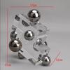 Modern Geometric Transparent Crystal Sculpture Accessories Office Desk Furnishing Decoration Home Room Table Figurines Ornaments