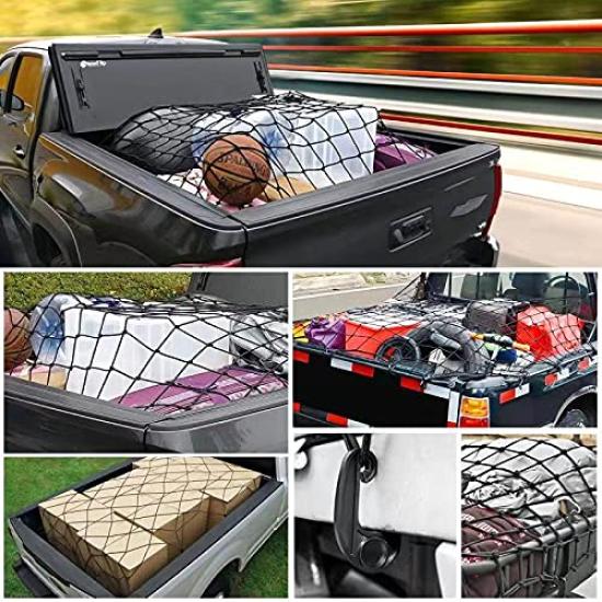 Cargo Net 120 X 180 Rubber Net for Cargo Luggage Roof Carrier Strong Double Prevents Cargo from Storage Pouch Easy To Carry Cm, Bed, Net, Trunk, Net,