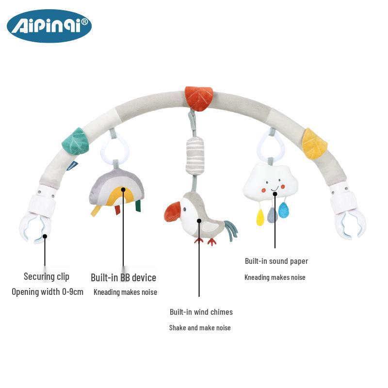 Aipinqi Nordic Baby Crib & Stroller Plush Clip Toy