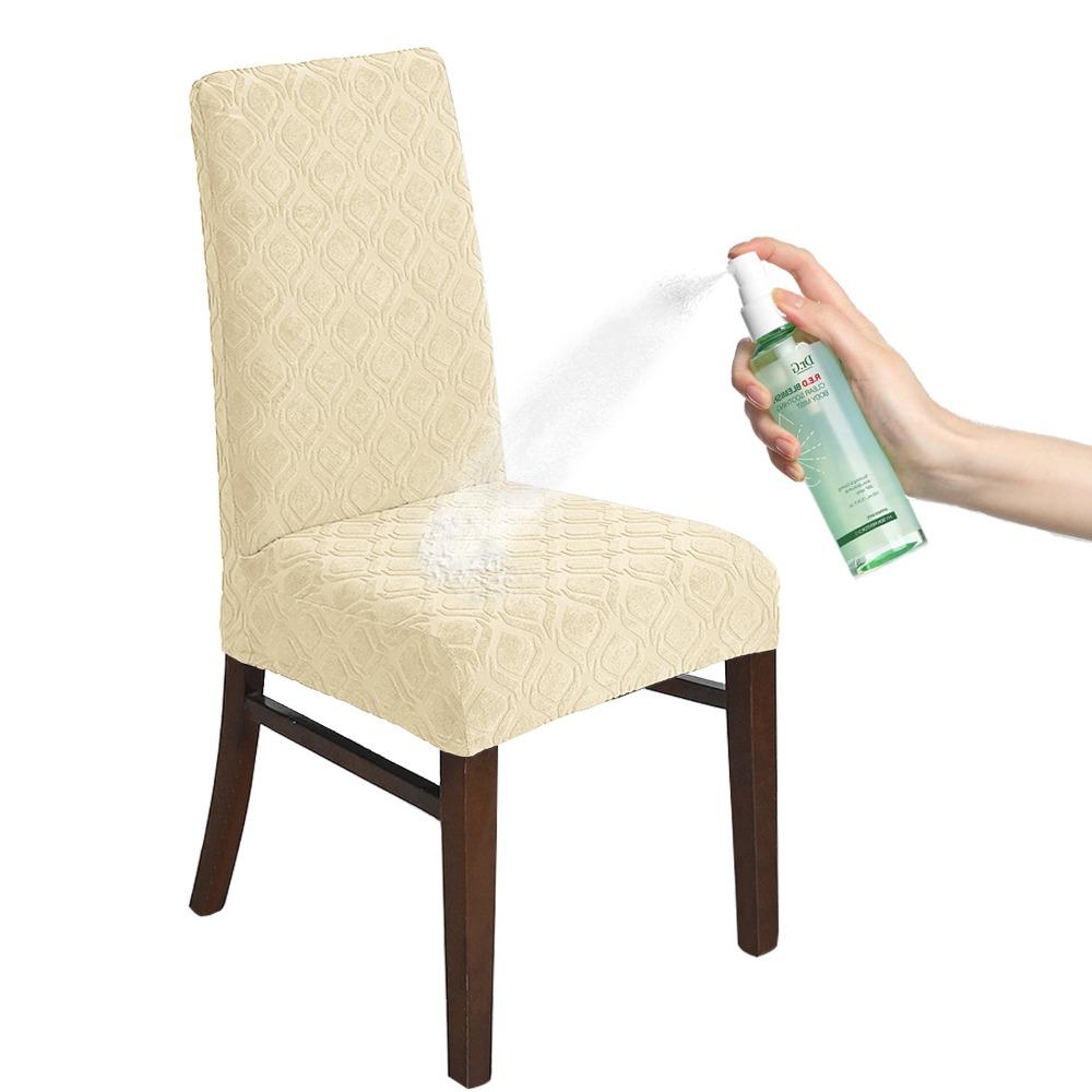 

Waterproof Jacquard Chair Seat Covers for Home Hotel Dining Chairs Dustproof Leisure Furniture Protector 1pc