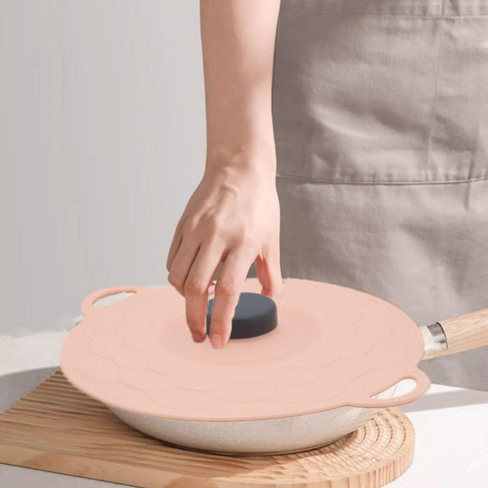 5Pcs Sealed Food Fresh Cover Anti-spill Tableware Pot Lid Universal Fresh Keeping Cover Plates