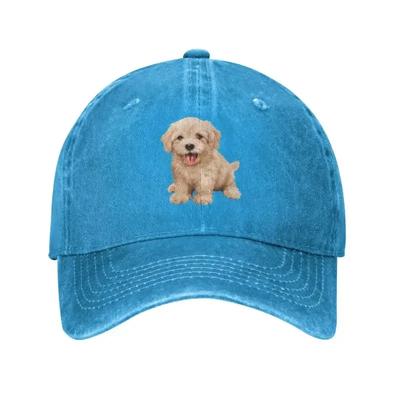 Personalized Cotton Poodle Dog Baseball Cap Women Men Adjustable Dad Hat Streetwear