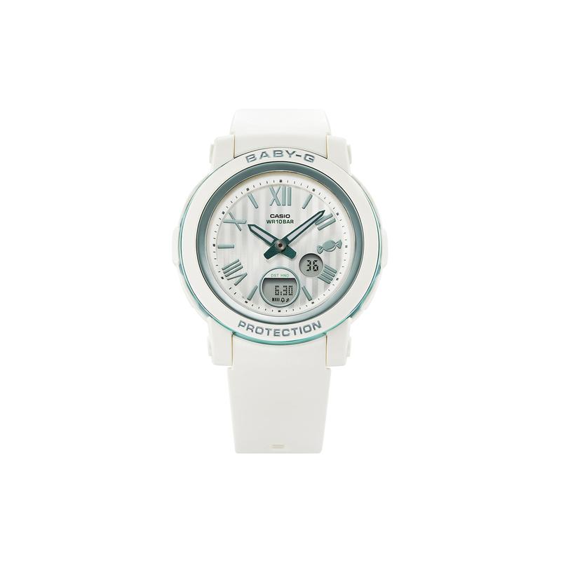 

CASIO BABY-G Quartz resin strap women s watch green dial BGA-290SW-7AJF зелёный