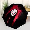 1pc Manga No-Face Windproof Automatic Windproof Umbrella, Lightweight for Women/Men, Perfect Christmas Gift A0811230
