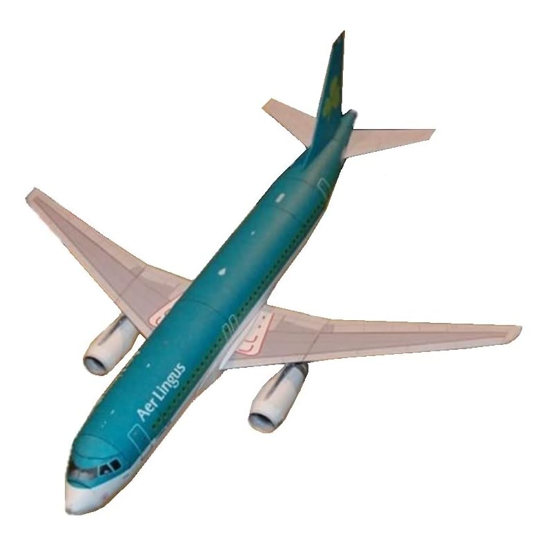 

3D assembly model paper craft plane (Aer Lingus Airbus A320-214 1/100 scale)