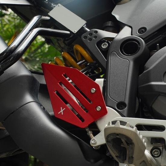 Motorcycle Rear Brake Master Cylinder Guard Cover Fits Ducati Desert X 2022-23