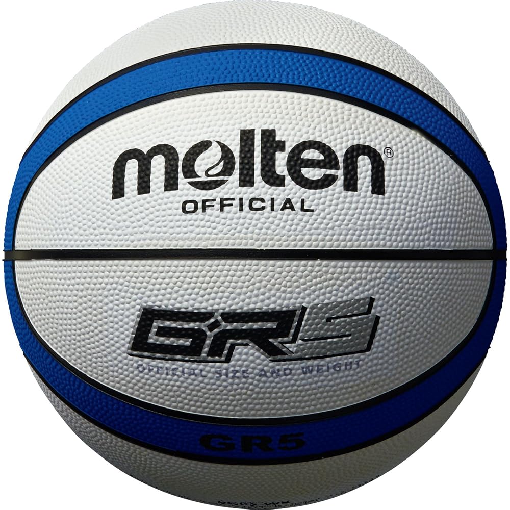 Molten GR5 Basketball Size 7 Official Game Ball Rubber Indoor Outdoor Use