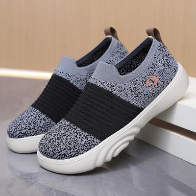 Chaussures d'été en maille pour femmes, chaussures décontractées polyvalentes à la mode pour femmes, chaussures paresseuses confortables à semelle souple et respirantes pour femmes
