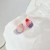 Fresh And Sweet Strawberry Cake Earrings Adorable Non Pierced Ear Clips Women For